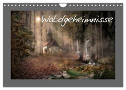 Waldgeheimnisse (Wandkalender 2024 DIN A4 quer), CALVENDO Monatskalender