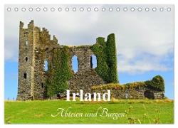 Irland - Abteien und Burgen (Tischkalender 2024 DIN A5 quer), CALVENDO Monatskalender