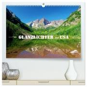 Glanzlichter der USA (hochwertiger Premium Wandkalender 2024 DIN A2 quer), Kunstdruck in Hochglanz