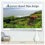Azoren-Insel Sao Jorge ¿ traumhafte Fajas auf dem grünsten Eiland Portugals (hochwertiger Premium Wandkalender 2024 DIN A2 quer), Kunstdruck in Hochglanz