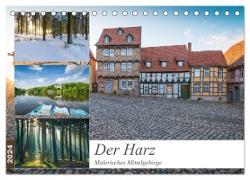 Der Harz - Malerisches Mittelgebirge (Tischkalender 2024 DIN A5 quer), CALVENDO Monatskalender