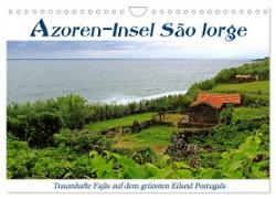 Azoren-Insel Sao Jorge ¿ traumhafte Fajas auf dem grünsten Eiland Portugals (Wandkalender 2024 DIN A4 quer), CALVENDO Monatskalender
