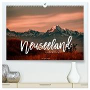 Neuseeland - Landschaftsträume (hochwertiger Premium Wandkalender 2024 DIN A2 quer), Kunstdruck in Hochglanz