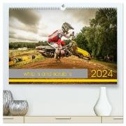 whip`s and scrub`s (hochwertiger Premium Wandkalender 2024 DIN A2 quer), Kunstdruck in Hochglanz