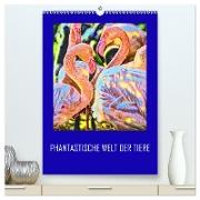Phantastische Welt der Tiere (hochwertiger Premium Wandkalender 2024 DIN A2 hoch), Kunstdruck in Hochglanz