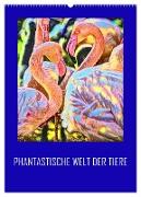 Phantastische Welt der Tiere (Wandkalender 2024 DIN A2 hoch), CALVENDO Monatskalender
