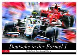Deutsche in der Formel 1 (Wandkalender 2024 DIN A2 quer), CALVENDO Monatskalender