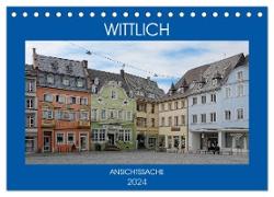Wittlich - Ansichtssache (Tischkalender 2024 DIN A5 quer), CALVENDO Monatskalender