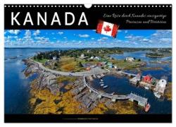 Kanada - eine Reise durch Kanadas einzigartige Provinzen und Territorien (Wandkalender 2024 DIN A3 quer), CALVENDO Monatskalender