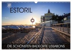 ESTORIL - die schönsten Badeorte Lissabons (Wandkalender 2024 DIN A3 quer), CALVENDO Monatskalender