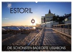 ESTORIL - die schönsten Badeorte Lissabons (Wandkalender 2024 DIN A2 quer), CALVENDO Monatskalender