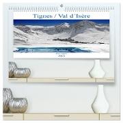 Tignes / Val d´Isère (hochwertiger Premium Wandkalender 2024 DIN A2 quer), Kunstdruck in Hochglanz