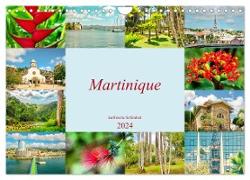 Martinique - karibische Schönheit (Wandkalender 2024 DIN A4 quer), CALVENDO Monatskalender