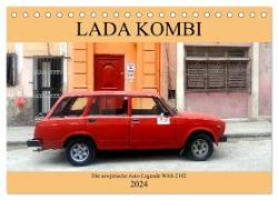 LADA KOMBI - Die sowjetische Auto-Legende WAS-2102 (Tischkalender 2024 DIN A5 quer), CALVENDO Monatskalender