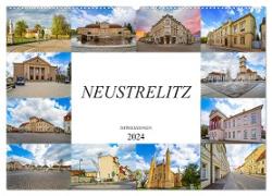 Neustrelitz Impressionen (Wandkalender 2024 DIN A2 quer), CALVENDO Monatskalender