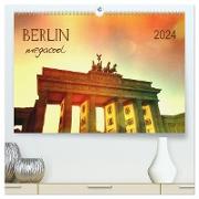 Berlin megacool (hochwertiger Premium Wandkalender 2024 DIN A2 quer), Kunstdruck in Hochglanz