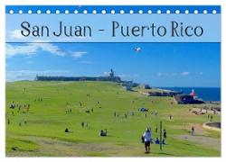 San Juan - Puerto Rico 2024 (Tischkalender 2024 DIN A5 quer), CALVENDO Monatskalender