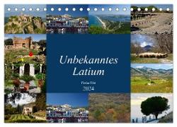 Unbekanntes Latium (Tischkalender 2024 DIN A5 quer), CALVENDO Monatskalender