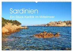 Sardinien - Ein Stück Karibik im Mittelmeer (Wandkalender 2024 DIN A2 quer), CALVENDO Monatskalender