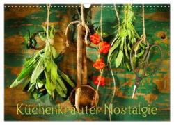 Küchenkräuter Nostalgie (Wandkalender 2024 DIN A3 quer), CALVENDO Monatskalender