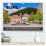 Suhl - die thüringische Waffenmetropole (hochwertiger Premium Wandkalender 2024 DIN A2 quer), Kunstdruck in Hochglanz
