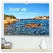 Sardinien - Ein Stück Karibik im Mittelmeer (hochwertiger Premium Wandkalender 2024 DIN A2 quer), Kunstdruck in Hochglanz