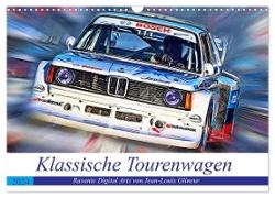 Klassische Tourenwagen - Rasante Digital Arts von Jean-Louis Glineur (Wandkalender 2024 DIN A3 quer), CALVENDO Monatskalender
