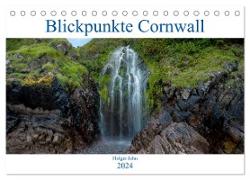 Blickpunkte Cornwall (Tischkalender 2024 DIN A5 quer), CALVENDO Monatskalender