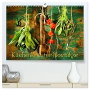 Küchenkräuter Nostalgie (hochwertiger Premium Wandkalender 2024 DIN A2 quer), Kunstdruck in Hochglanz