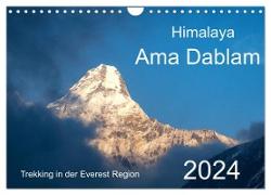 Himalaya Ama Dablam (Wandkalender 2024 DIN A4 quer), CALVENDO Monatskalender