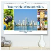 Traumziele Mittelamerikas - Costa Rica, Panama und Kolumbien (hochwertiger Premium Wandkalender 2024 DIN A2 quer), Kunstdruck in Hochglanz