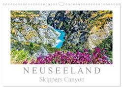 Neuseeland - Skippers Canyon (Wandkalender 2024 DIN A3 quer), CALVENDO Monatskalender