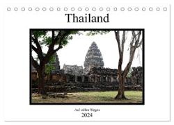 Thailand - auf stillen Wegen (Tischkalender 2024 DIN A5 quer), CALVENDO Monatskalender
