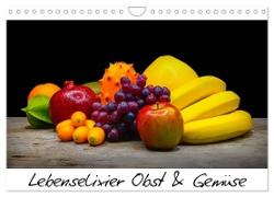 Lebenselixier Obst und Gemüse (Wandkalender 2024 DIN A4 quer), CALVENDO Monatskalender