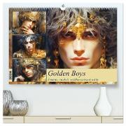 Golden Boys. Feminin, sinnlich, verführersich und schön (hochwertiger Premium Wandkalender 2024 DIN A2 quer), Kunstdruck in Hochglanz
