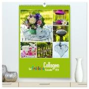 Der kunterbunte Collagen Kalender (hochwertiger Premium Wandkalender 2024 DIN A2 hoch), Kunstdruck in Hochglanz