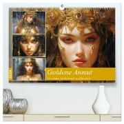 Goldene Anmut. Verträumt, sinnlich und verführerisch (hochwertiger Premium Wandkalender 2024 DIN A2 quer), Kunstdruck in Hochglanz