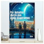 Per Anhalter durch den Alpha Quadranten (hochwertiger Premium Wandkalender 2024 DIN A2 hoch), Kunstdruck in Hochglanz