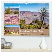 GRAND CANYON Mächtige Schlucht (hochwertiger Premium Wandkalender 2024 DIN A2 quer), Kunstdruck in Hochglanz