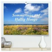 Sommertage auf Hallig Hooge (hochwertiger Premium Wandkalender 2024 DIN A2 quer), Kunstdruck in Hochglanz