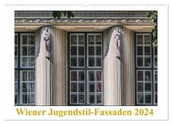 Wiener Jugendstil-Fassaden (Wandkalender 2024 DIN A2 quer), CALVENDO Monatskalender