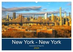 New York - New York. Impressionen der Mega-City (Wandkalender 2024 DIN A2 quer), CALVENDO Monatskalender