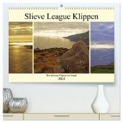 Slieve League Klippen die höchsten Klippen von Irland (hochwertiger Premium Wandkalender 2024 DIN A2 quer), Kunstdruck in Hochglanz