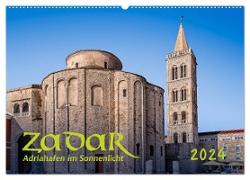 Zadar, Adriahafen im Sonnenlicht (Wandkalender 2024 DIN A2 quer), CALVENDO Monatskalender