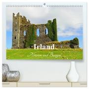 Irland - Abteien und Burgen (hochwertiger Premium Wandkalender 2024 DIN A2 quer), Kunstdruck in Hochglanz