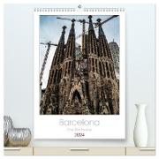 Barcelona - Eine Städtereise (hochwertiger Premium Wandkalender 2024 DIN A2 hoch), Kunstdruck in Hochglanz