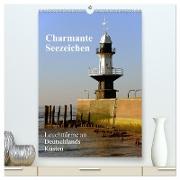 Charmante Seezeichen (hochwertiger Premium Wandkalender 2024 DIN A2 hoch), Kunstdruck in Hochglanz