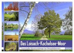 Das Loisach-Kochelsee-Moor Traumhafte Moosrundwege bei Benediktbeuern (Wandkalender 2024 DIN A3 quer), CALVENDO Monatskalender