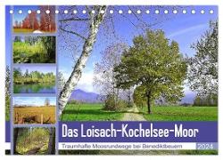Das Loisach-Kochelsee-Moor Traumhafte Moosrundwege bei Benediktbeuern (Tischkalender 2024 DIN A5 quer), CALVENDO Monatskalender