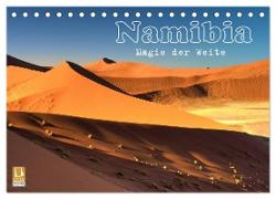 Namibia - Magie der Weite (Tischkalender 2024 DIN A5 quer), CALVENDO Monatskalender